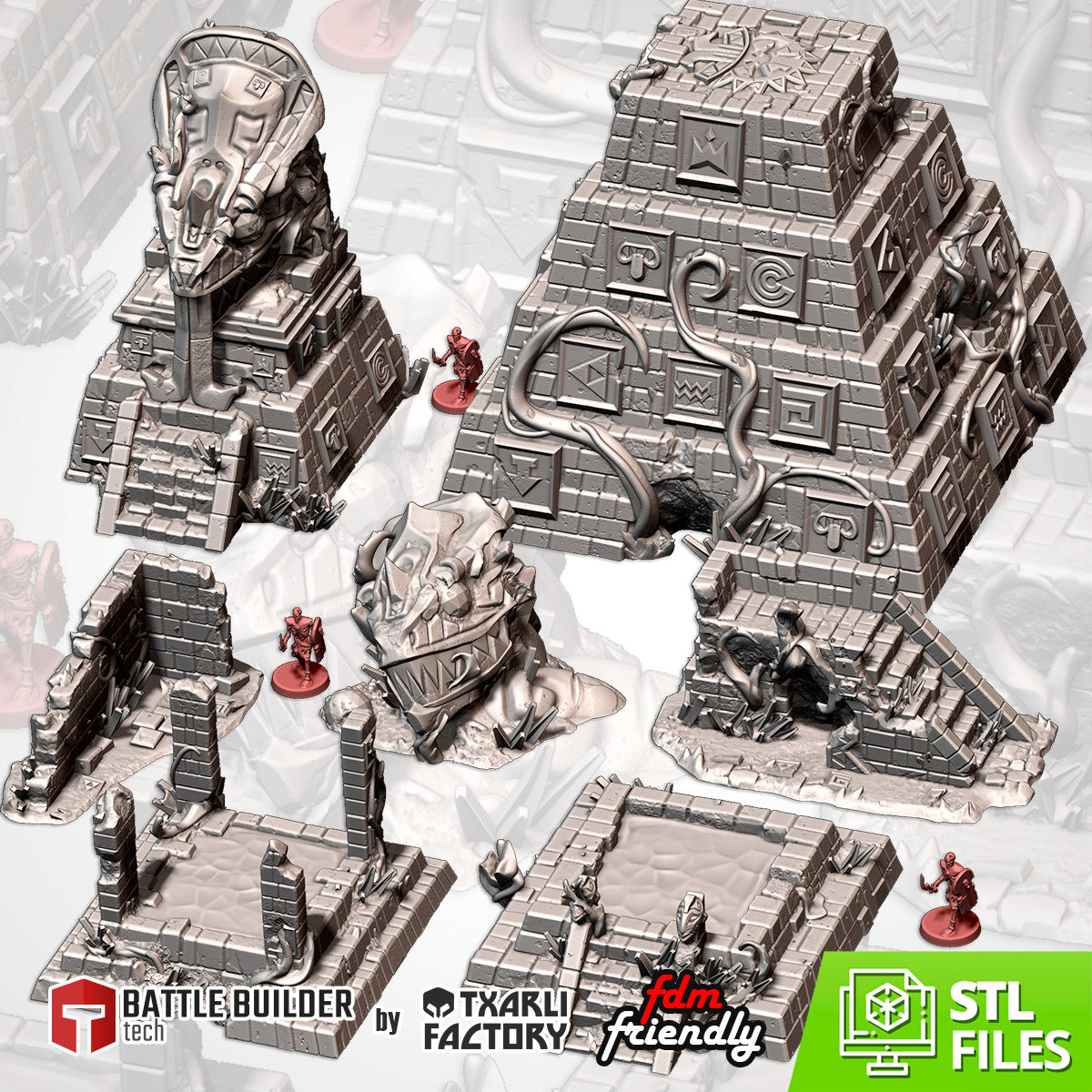 LOST CITY - FULL SET x7 ELEMENTS image 1