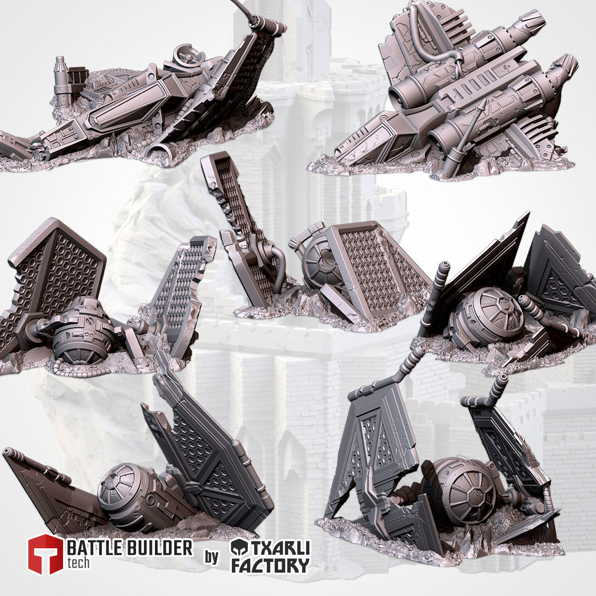 gamme CRASHED SPACESHIPS