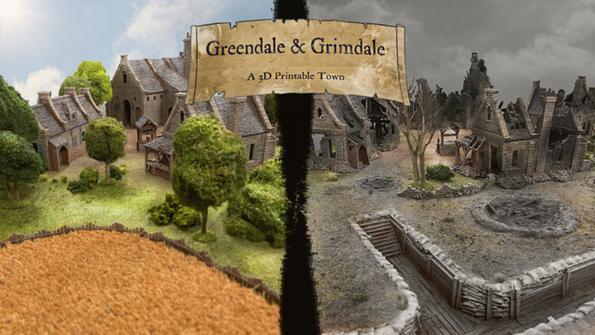 GREENDALE / GRIMDALE village traditionnel intact ou en ruine