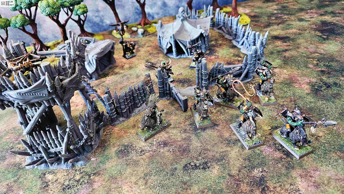 URLAG GORBOK- PACK ORC CAMP x4 ELEMENTS image 2