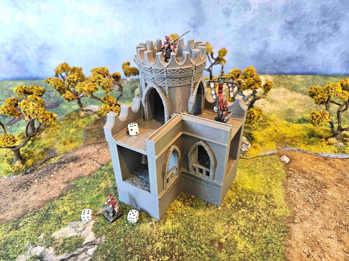 SILVER HAVEN - CITY WALLS - TOWER CORNER 90° IN image 0