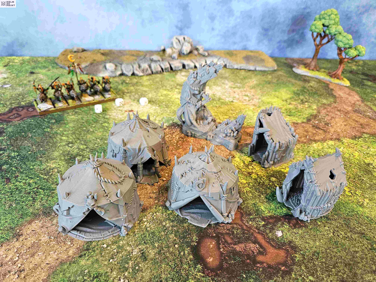 GOBLIN CAMP - FULL SET x6 ELEMENTS image 6