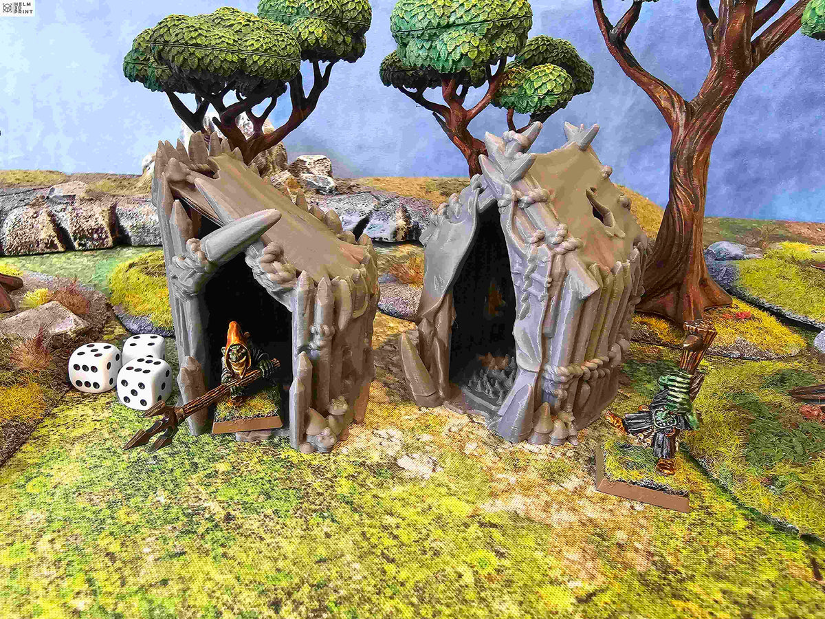 GOBLIN CAMP - HUTS x2 image 0