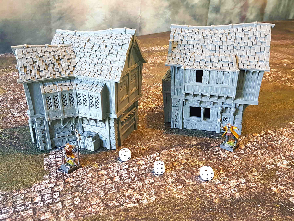ANCRABOURG - PACK CIVILIAN HOUSES x2 ELEMENTS image 0