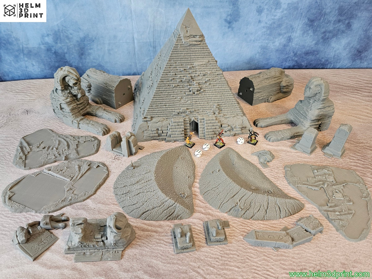 EGYPT TERRAIN - FULL SET x8 ELEMENTS image 0
