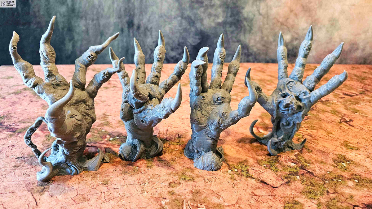 HELLISH TERRAIN - PACK HELL HANDS x4 ELEMENTS image 6