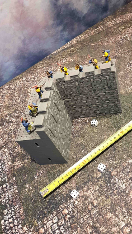 ANCRABOURG CITY WALLS - CORNER OUTWARD image 1