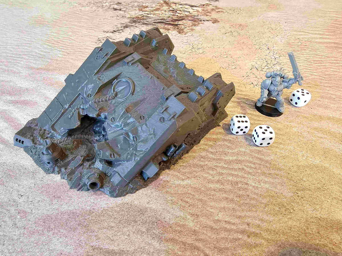 CRASHED TANKS - FULL SET x6 ELEMENTS image 6