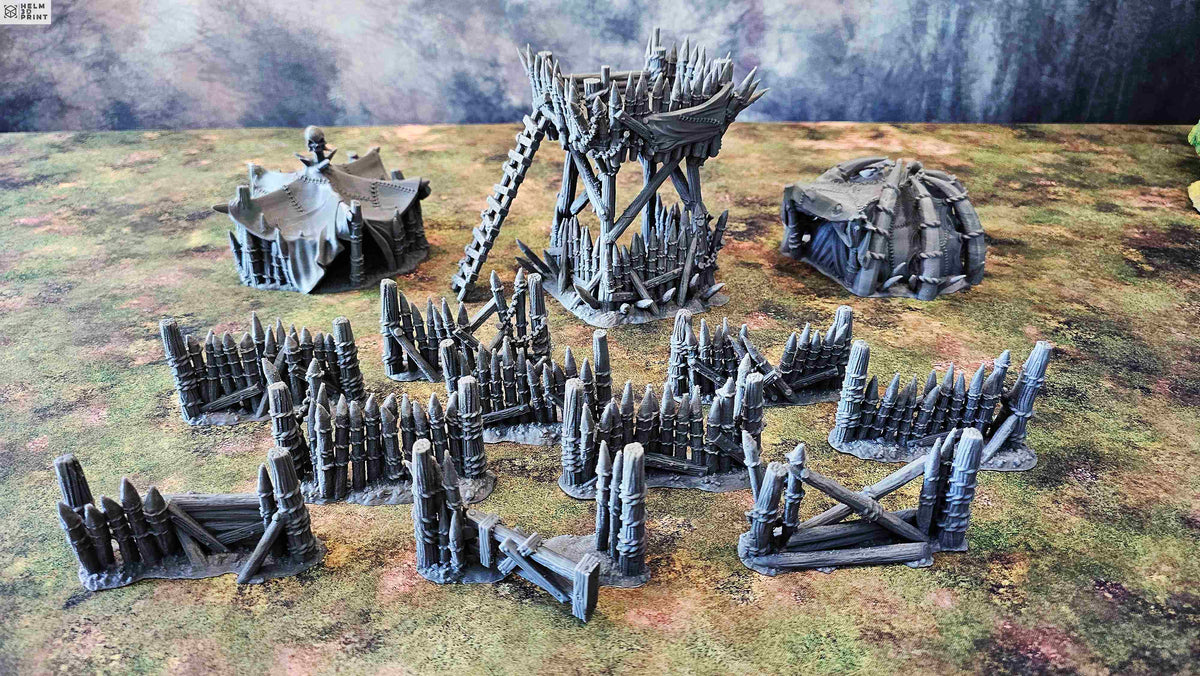 URLAG GORBOK- PACK ORC CAMP x4 ELEMENTS image 0