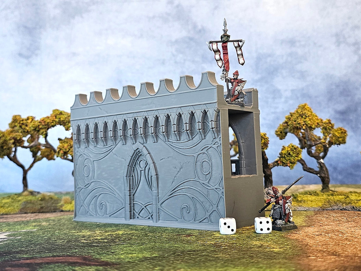 SILVER HAVEN - CITY WALLS - STANDARD WALL image 0