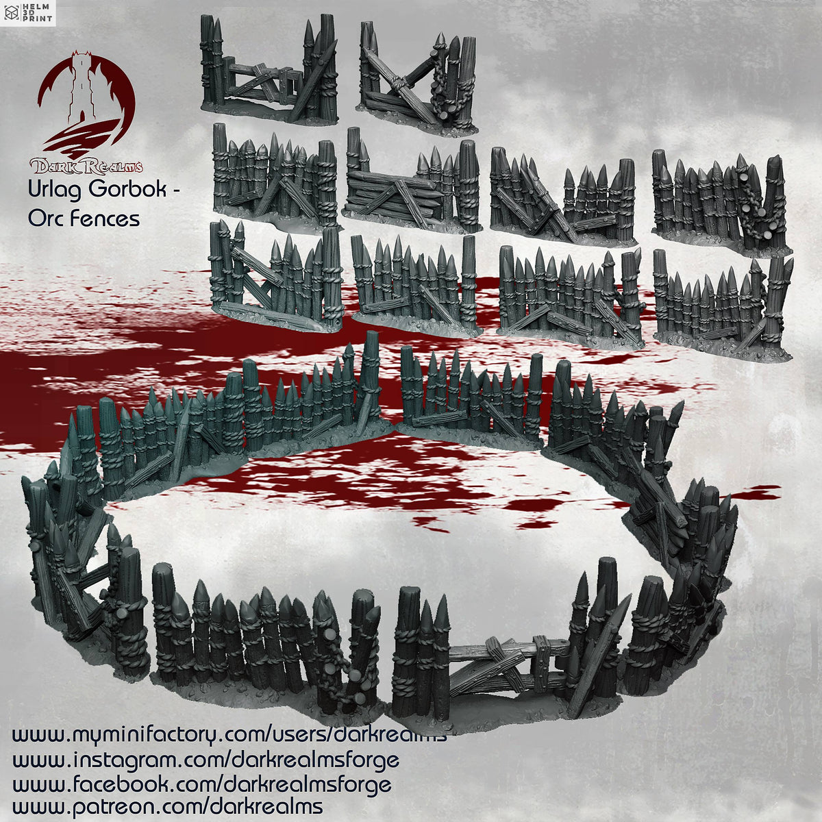 URLAG GORBOK - ORC FENCES x10 image 1