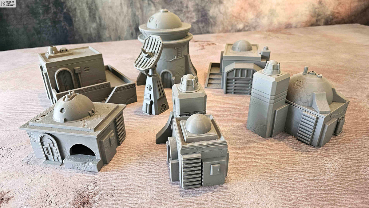 DESERT BUILDINGS - FULL SET x7 ELEMENTS image 8