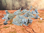 DESTROYED TANKS - FULL SETx6 ELEMENTS image 2