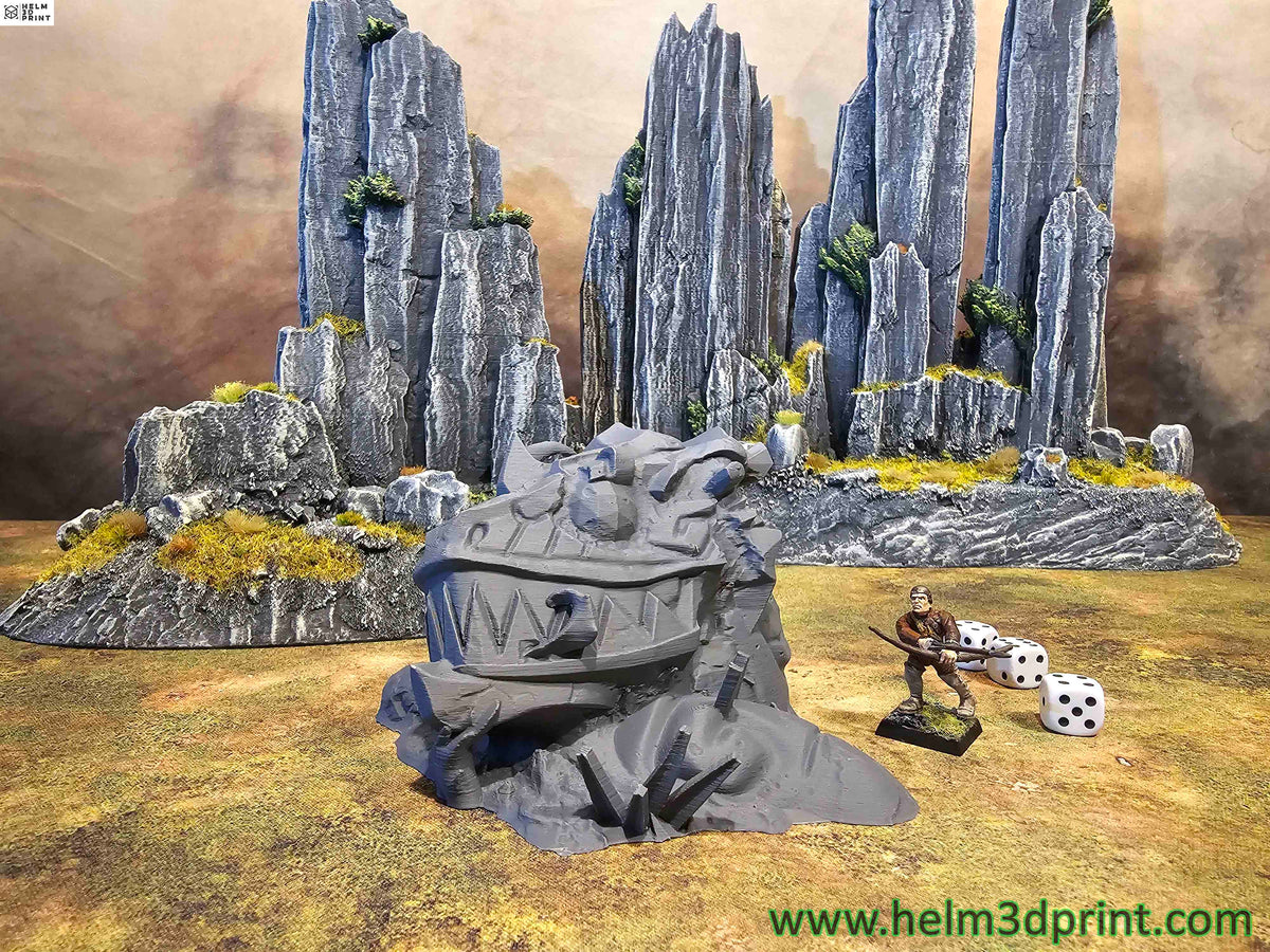 LOST CITY - LIZARD STATUE HEAD image 0