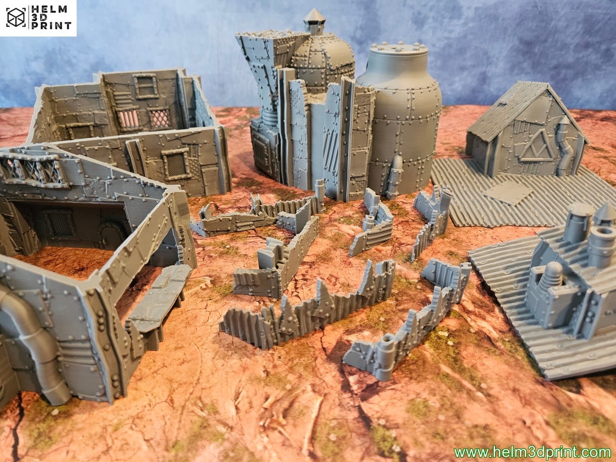 RIVET CITY - PACK X3 BUILDINGS image 7