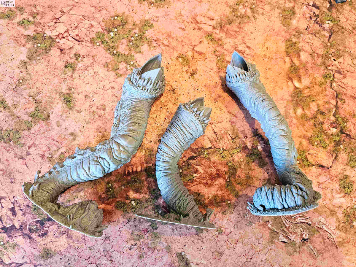 HELLISH TERRAIN - PACK HELL WORMS x3 ELEMENTS image 9