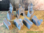GRIMDALE CITY WALLS - RUINED FORTRESS STARTING PACK x7 ELEMENTS image 5