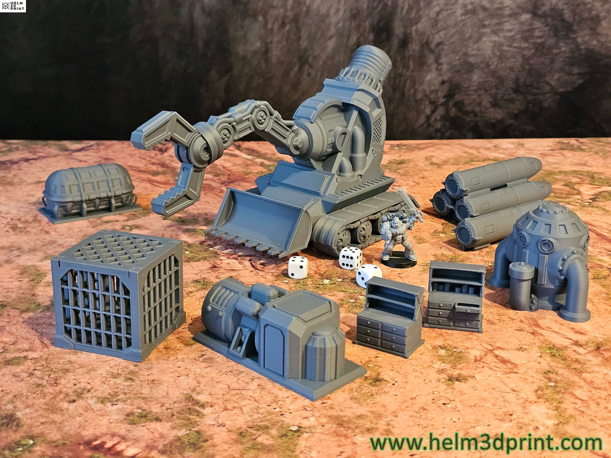 SPACE COLONY - PACK SCATTERS + ENGINE image 1