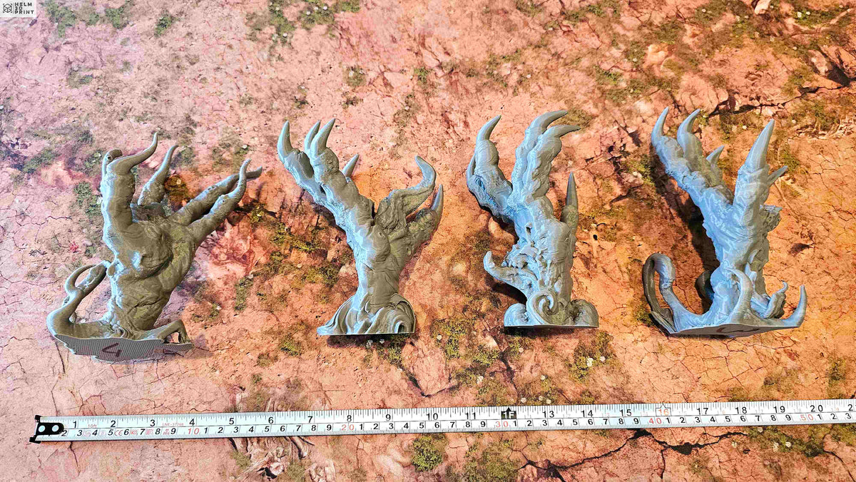 HELLISH TERRAIN - PACK HELL HANDS x4 ELEMENTS image 4