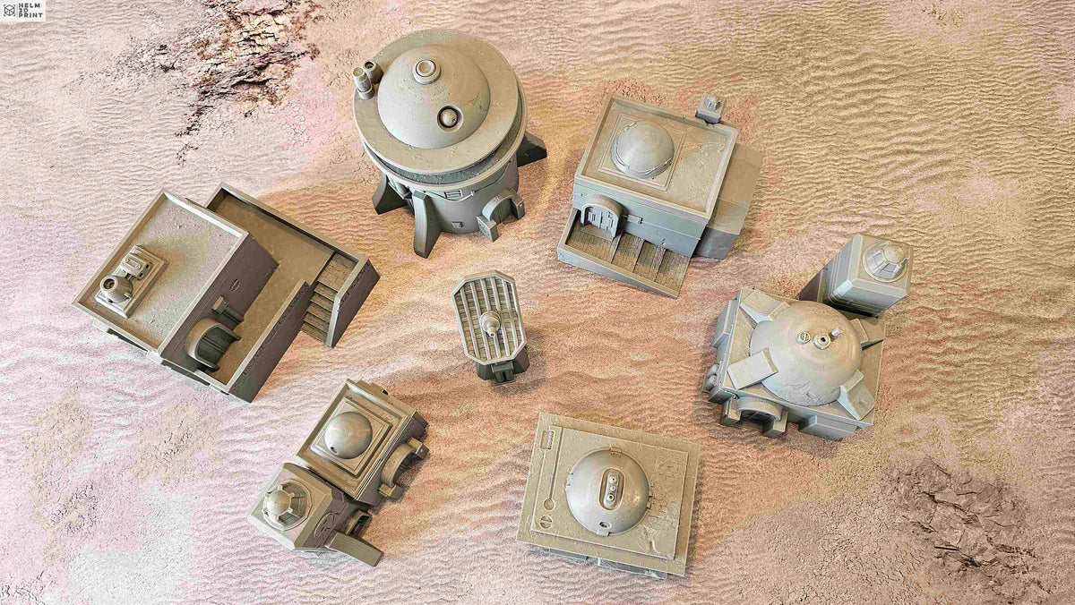 DESERT BUILDINGS - FULL SET x7 ELEMENTS image 4