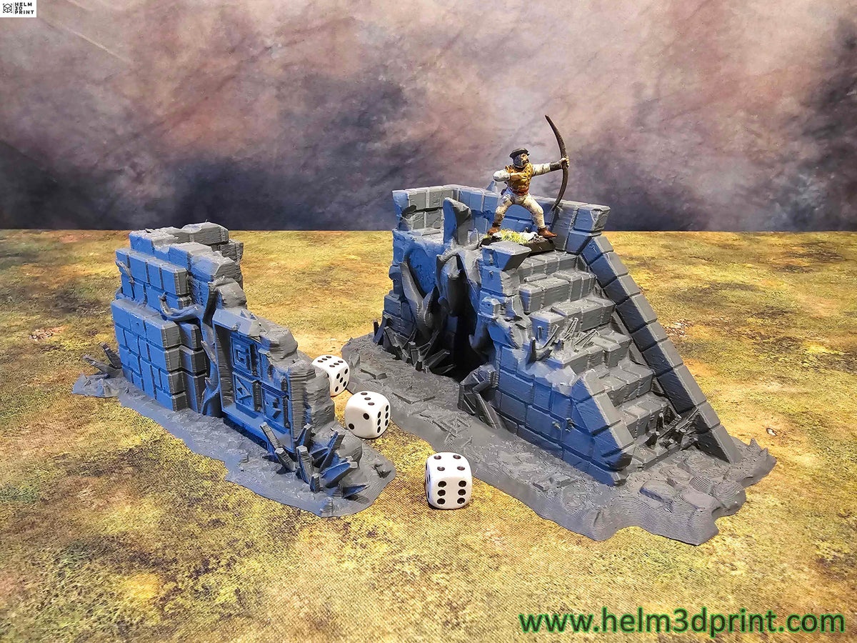 LOST CITY - RUINED WALLS x2 image 0