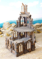GOTHIC RUIN SCIFI - CORNER 2 LEVELS image 1