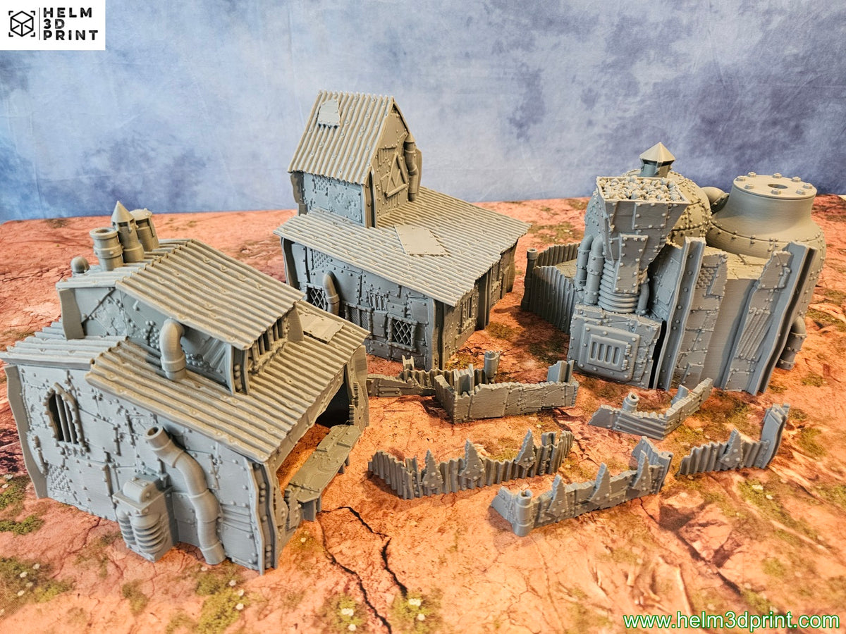 RIVET CITY - PACK X3 BUILDINGS image 6