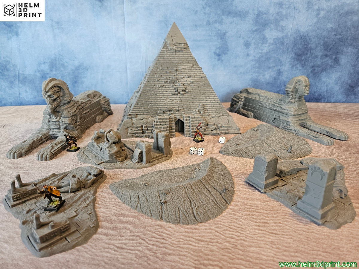 EGYPT TERRAIN - FULL SET x8 ELEMENTS image 12