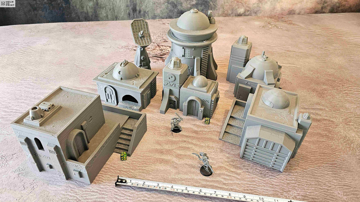 DESERT BUILDINGS - FULL SET x7 ELEMENTS image 10