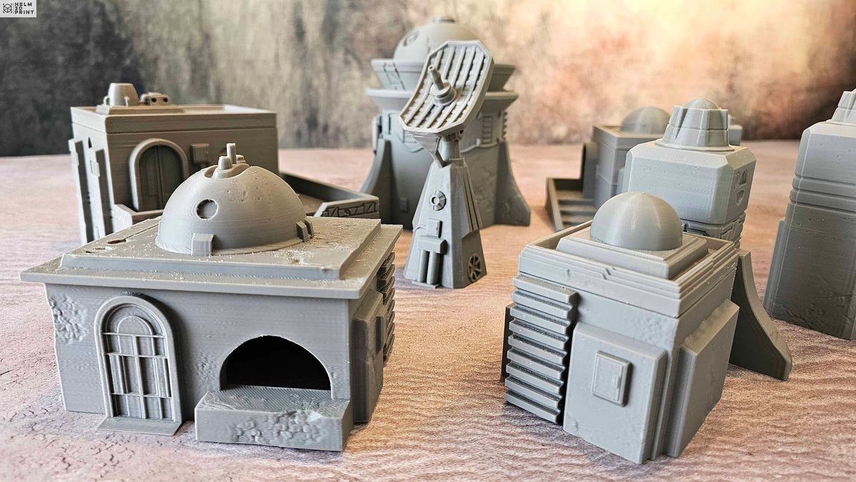 DESERT BUILDINGS - FULL SET x7 ELEMENTS image 9