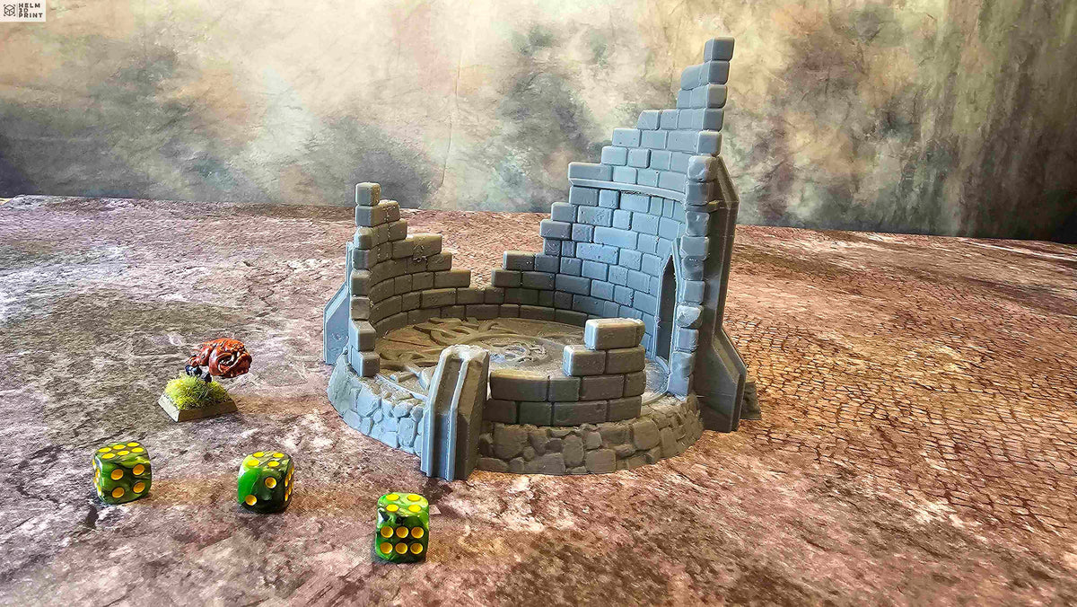 DWARVEN - RUINED TOWER ROUND BASE image 0