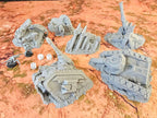 DESTROYED TANKS - FULL SETx6 ELEMENTS image 10
