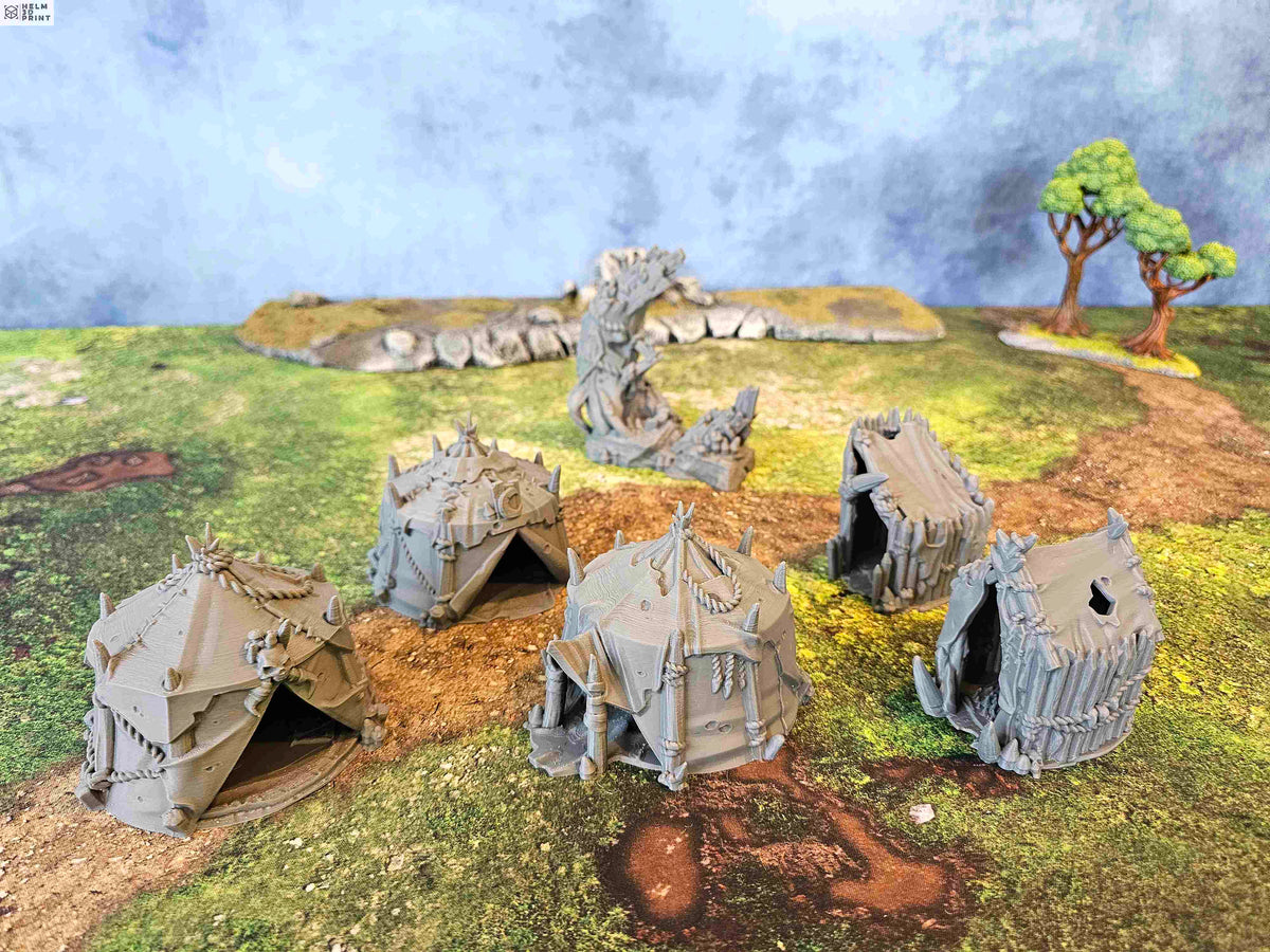GOBLIN CAMP - FULL SET x6 ELEMENTS image 12