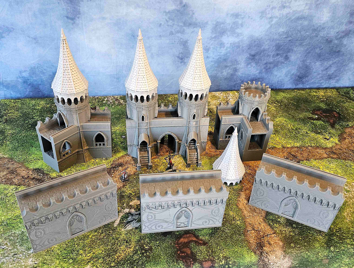 SILVER HAVEN - CITY WALLS - PACK 6 ELEMENTS image 0