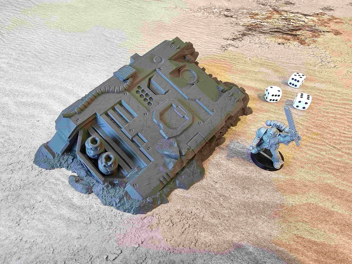 CRASHED TANKS - FULL SET x6 ELEMENTS image 4