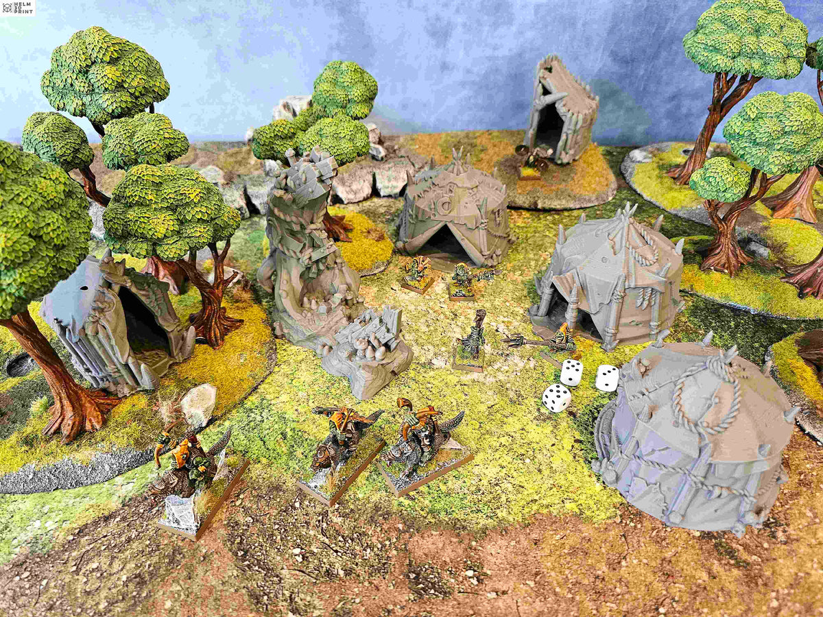 GOBLIN CAMP - FULL SET x6 ELEMENTS image 7