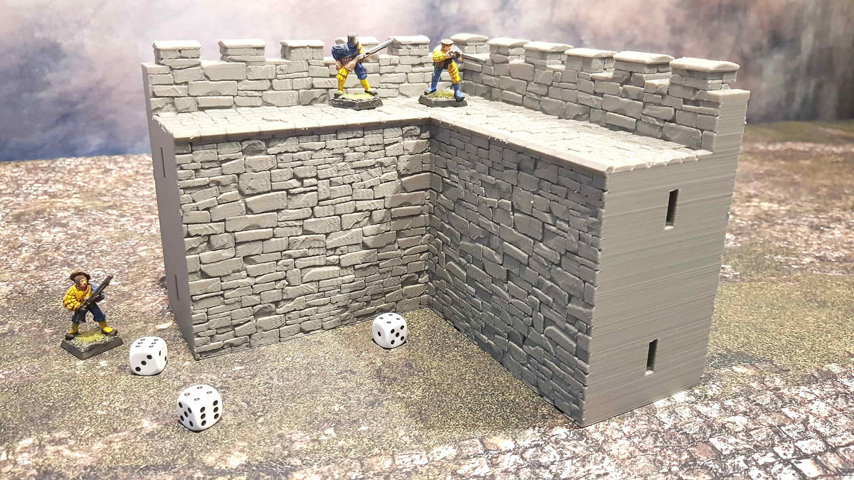 ANCRABOURG CITY WALLS - CORNER INWARD image 0