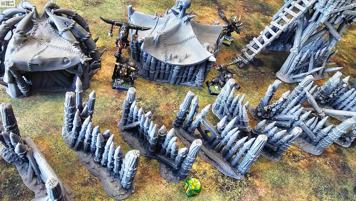 URLAG GORBOK- PACK ORC CAMP x4 ELEMENTS image 7