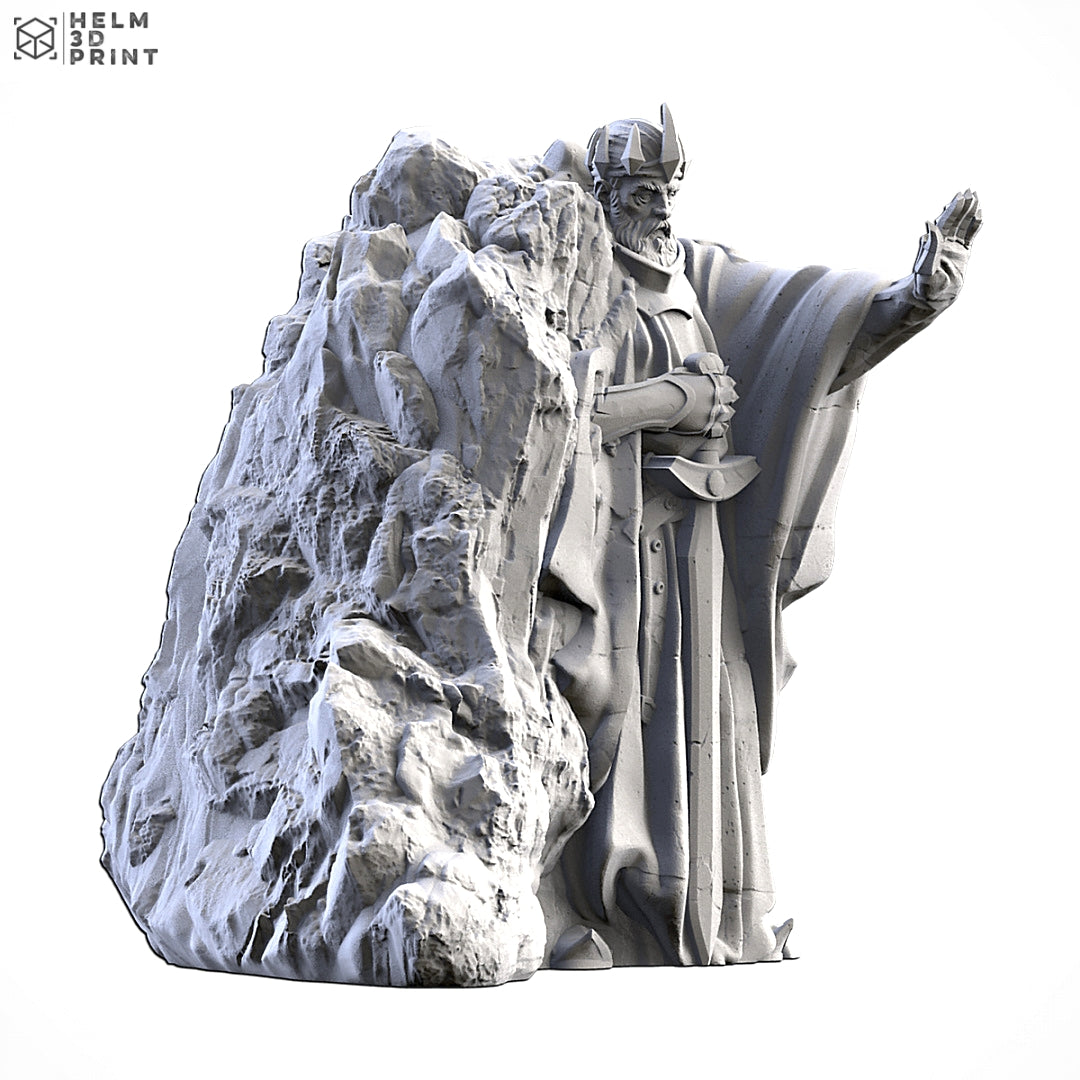 MIDDLE EARTH - KING STATUE 01 image 2