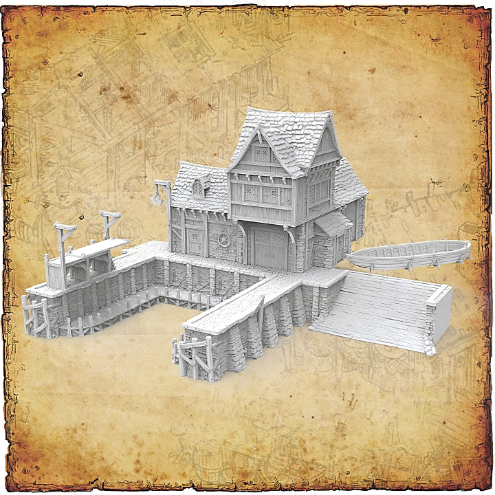 ANCRABOURG - SMALL SHIPYARD & DOCKS image 1