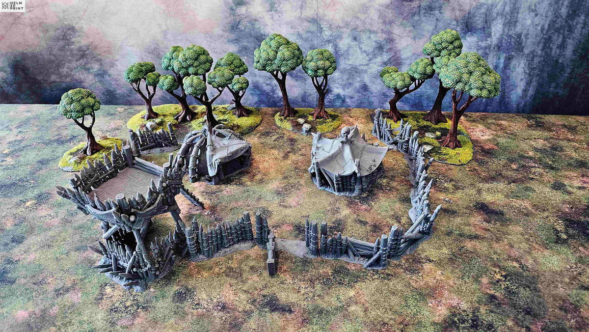 URLAG GORBOK- PACK ORC CAMP x4 ELEMENTS image 1