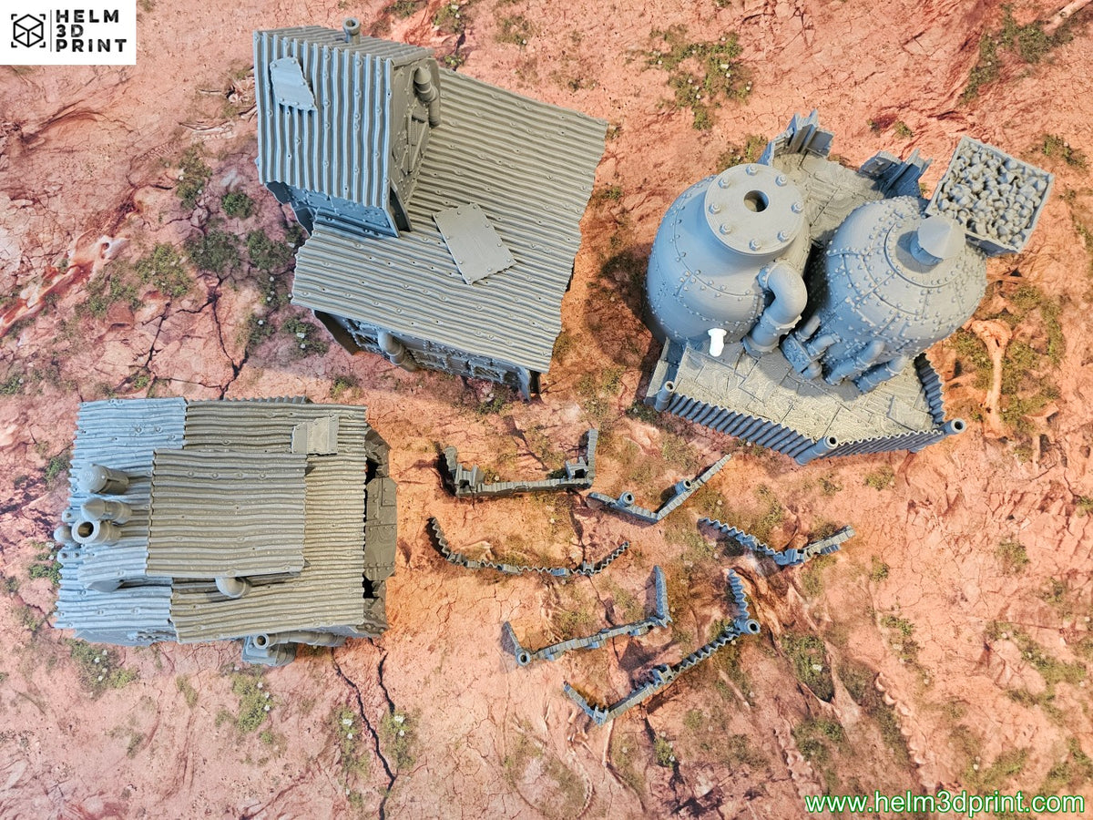 RIVET CITY - PACK X3 BUILDINGS image 5