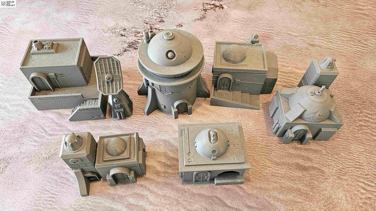 DESERT BUILDINGS - FULL SET x7 ELEMENTS image 5