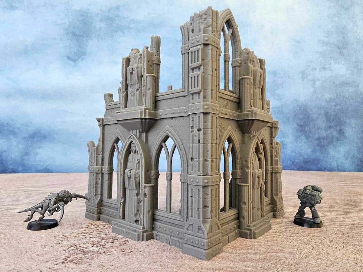 GOTHIC RUIN SCIFI - CORNER 1 LEVEL image 0