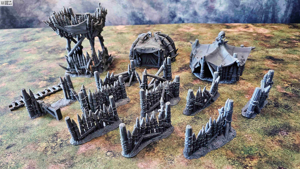 URLAG GORBOK- PACK ORC CAMP x4 ELEMENTS image 12