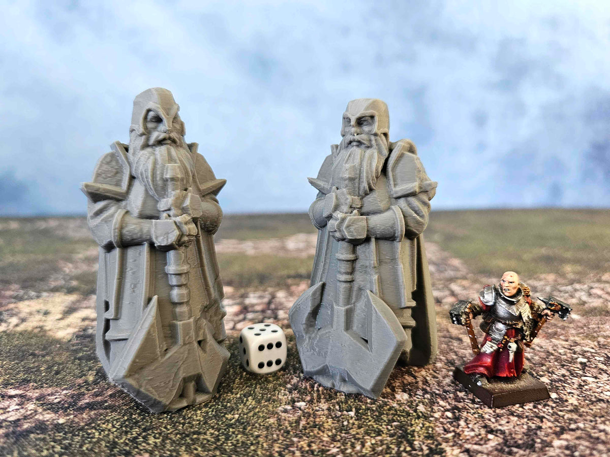 DWARVEN - MOUNTAIN GREAT HALL STATUES x2 image 0