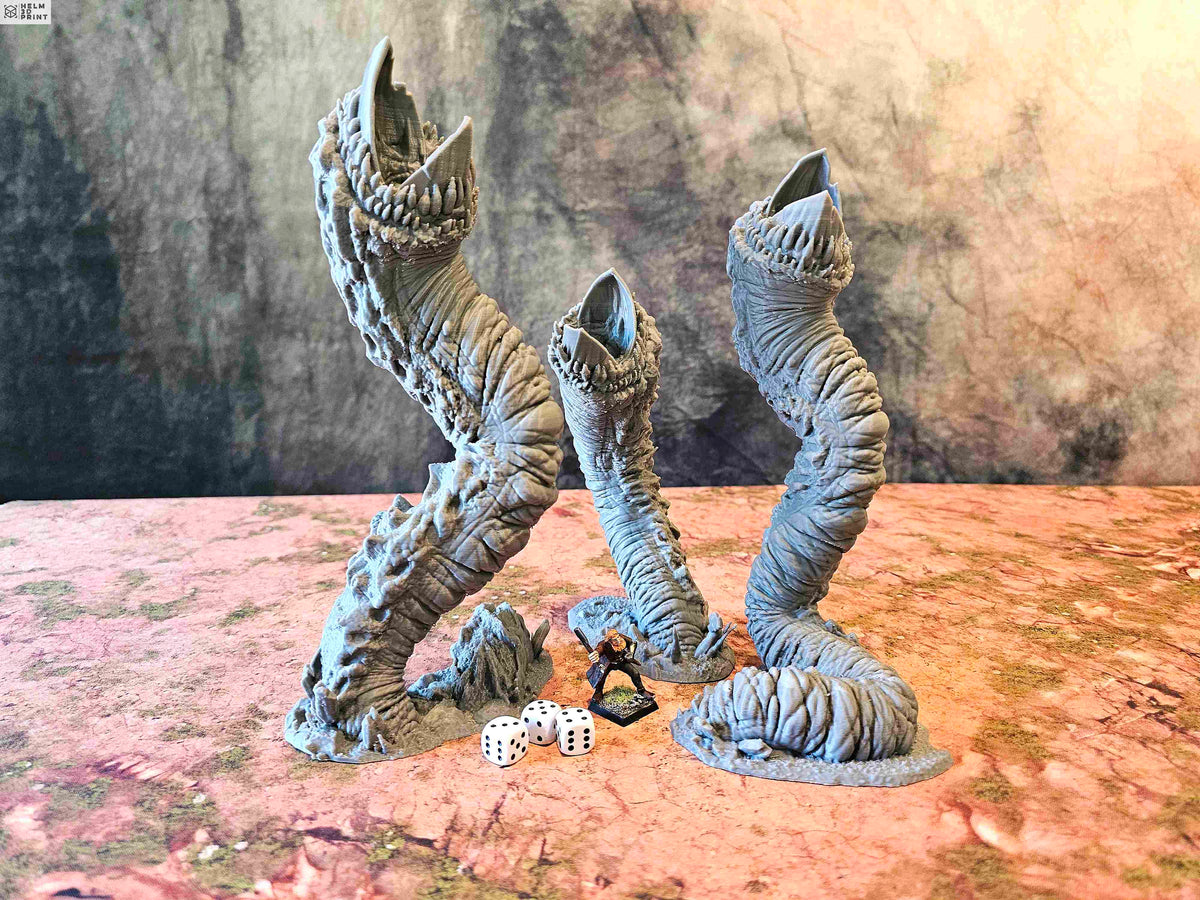 HELLISH TERRAIN - PACK HELL WORMS x3 ELEMENTS image 6