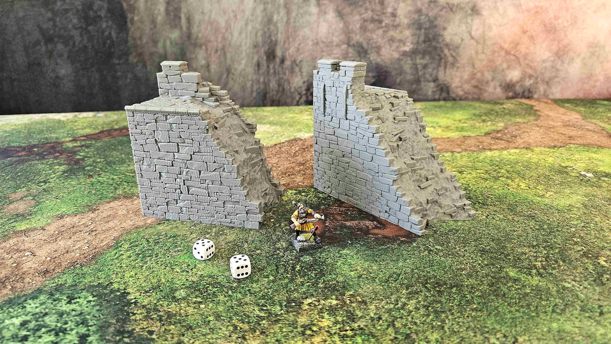 ANCRABOURG CITY WALLS - RUINED WALLS x2 image 0