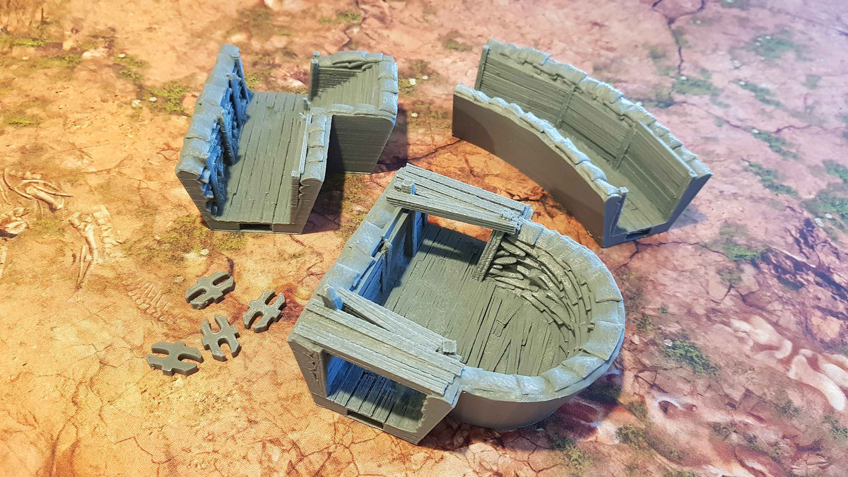 MODULAR TRENCH SYSTEM - MORTAR PIT EXTENSION KIT image 0