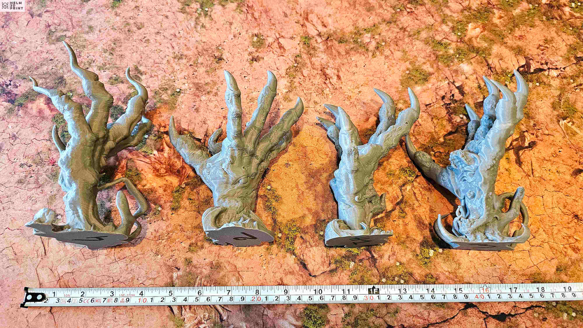 HELLISH TERRAIN - PACK HELL HANDS x4 ELEMENTS image 5